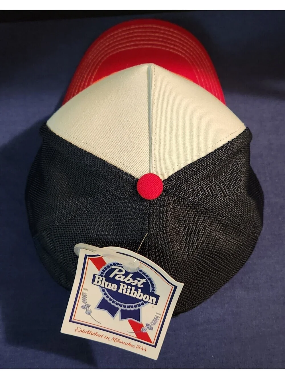 Pabst Blue Ribbon PBR Retro Trucker Hat Snapback H3 Sportgear NEW w/TAGS